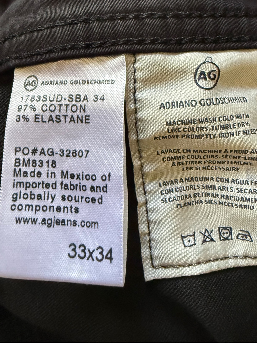 AG Tellis modern Slim Jeans 33 x 30 - Picture 8 of 12
